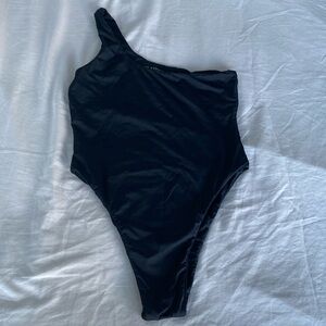 Australian luxurious brand Myraswim one piece, one shoulder, high cut